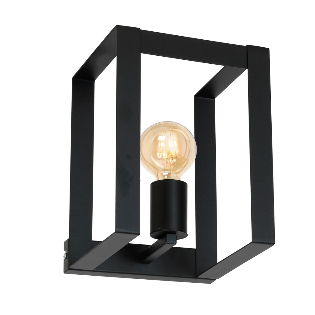 Applique loft geometrica nera Kartel E27 15W Luminex