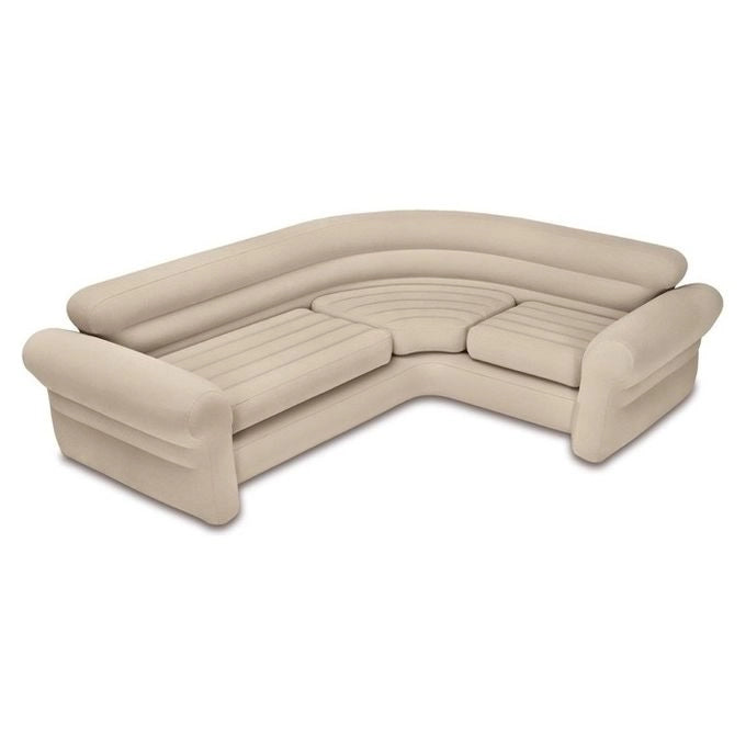 Intex 68575NP Sofa', Beige, 2.57 m x 2.03 m x 76 cm