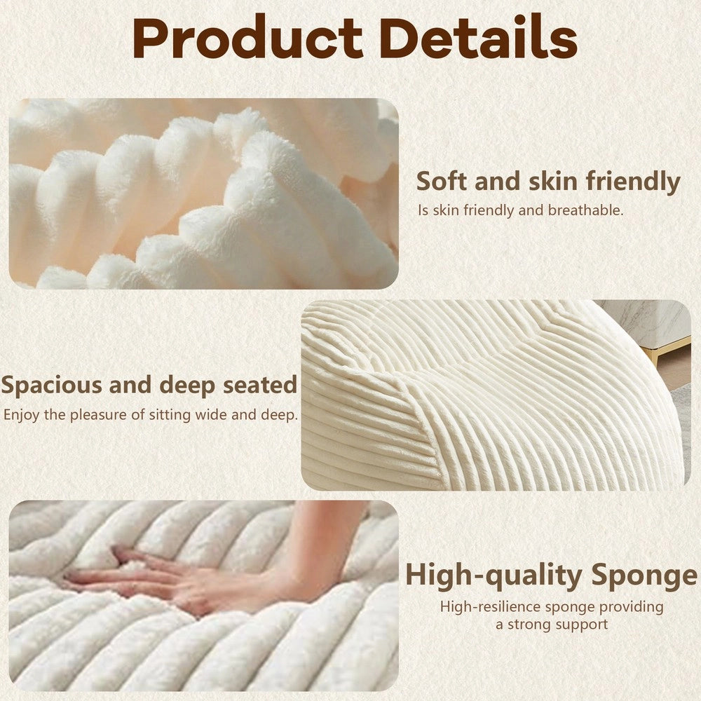 Poltrona Sacco Beige ¨C MINIMAL ¨C Velluto Memory Foam, Soggiorno e Camera