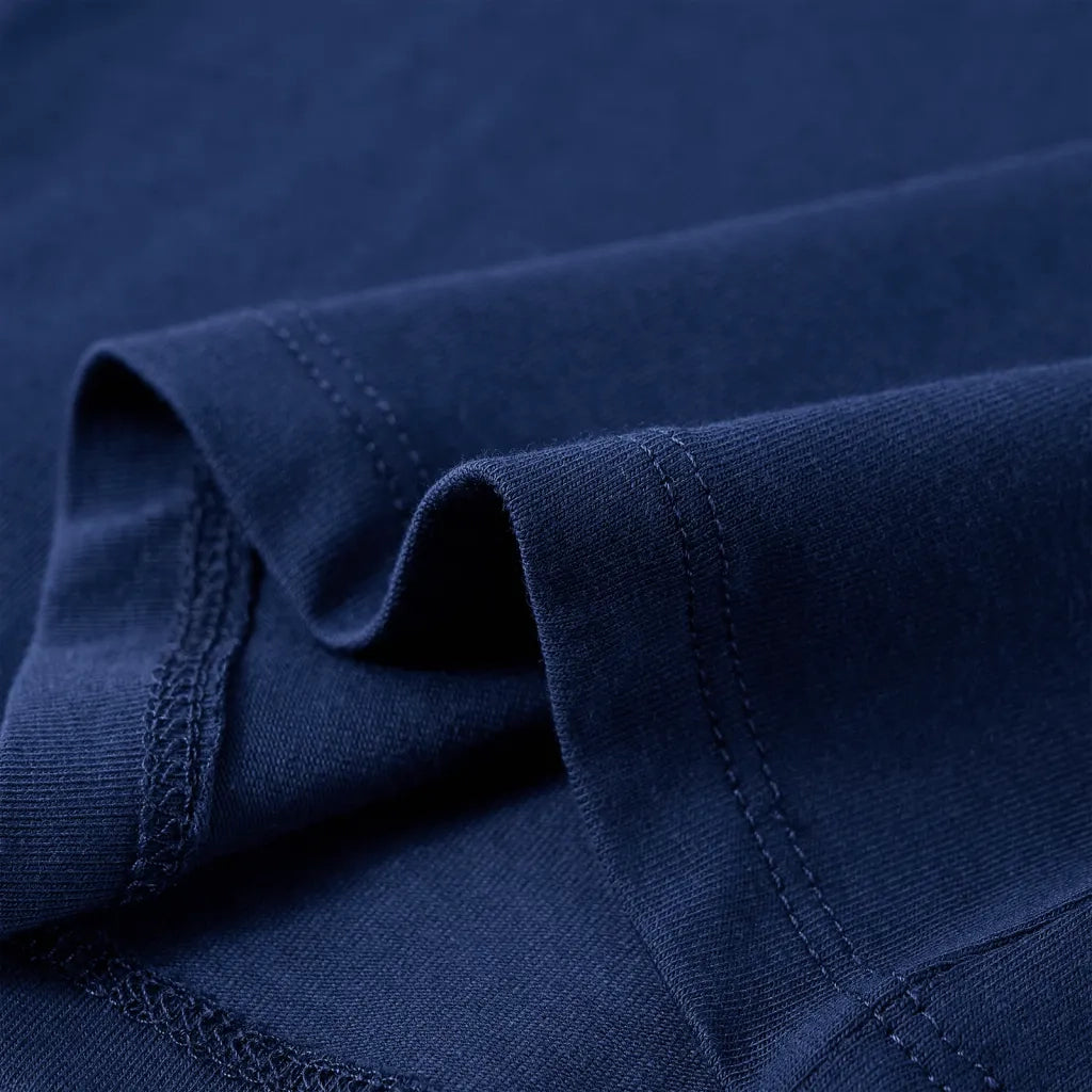 Maglietta da Bambino a Maniche Lunghe Blu Marino 128