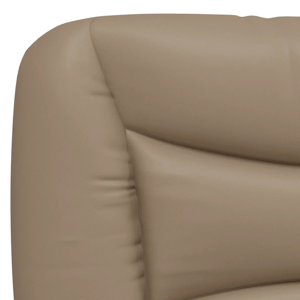 Letto con Materasso Hvar Cappuccino 90x200 cm in Similpelle