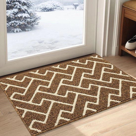 Matte antiscivolo per porte interne - 50 x 80 cm - assorbente e lavabile in lavatrice