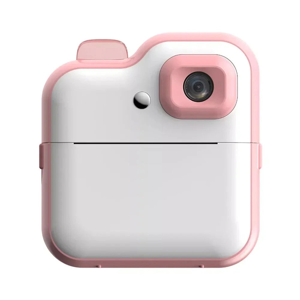 Trade Shop - Fotocamera Digitale Con Stampa Istantanea Per Bambini Con Schermo Ips 2,4″ Zoom Ottico C8 -