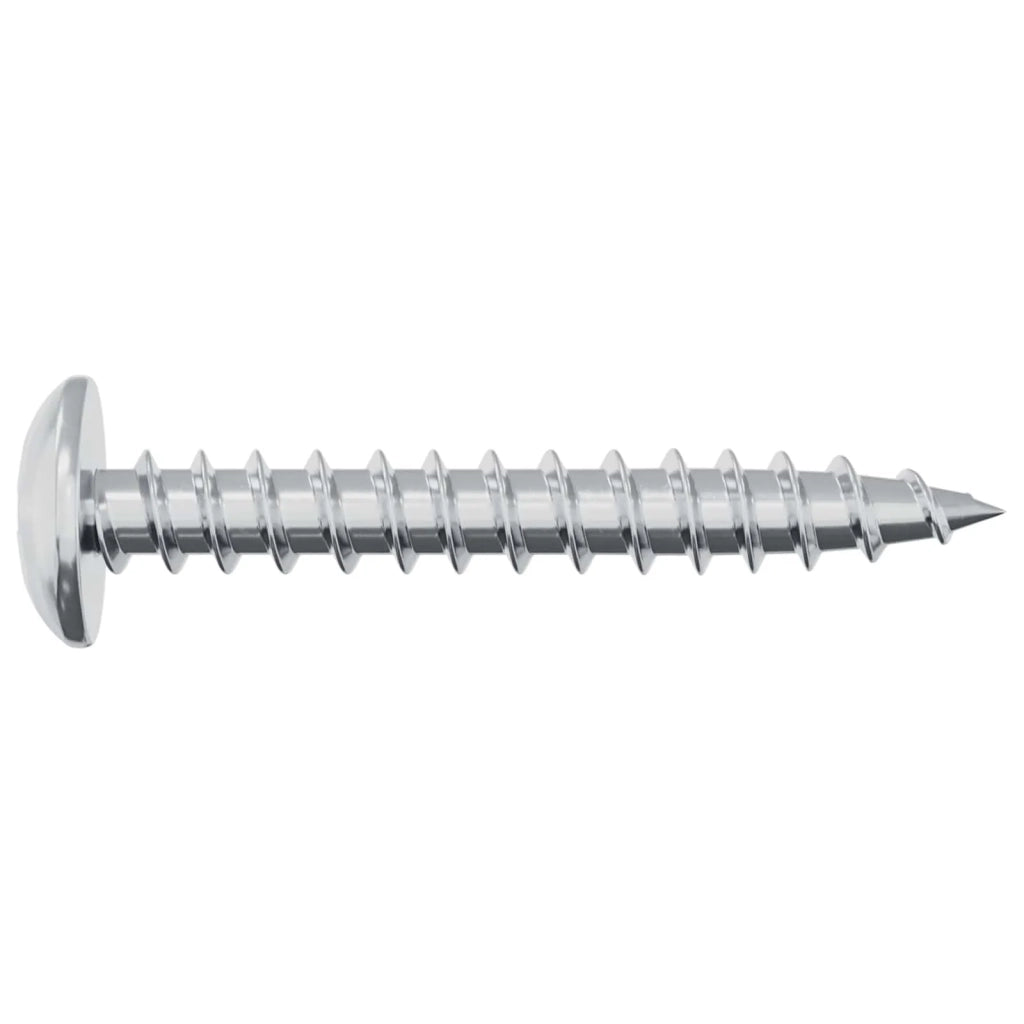 Vite in Legno 8182 pcs Argento M4 x 28 mm Ferro