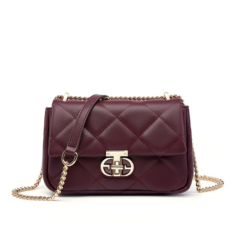 Borsa a tracolla/borsa tote da donna in vera pelle, colore rosso