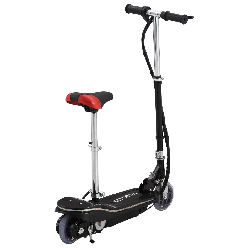 Monopattino con Sella e LED 120 W Nero 91962