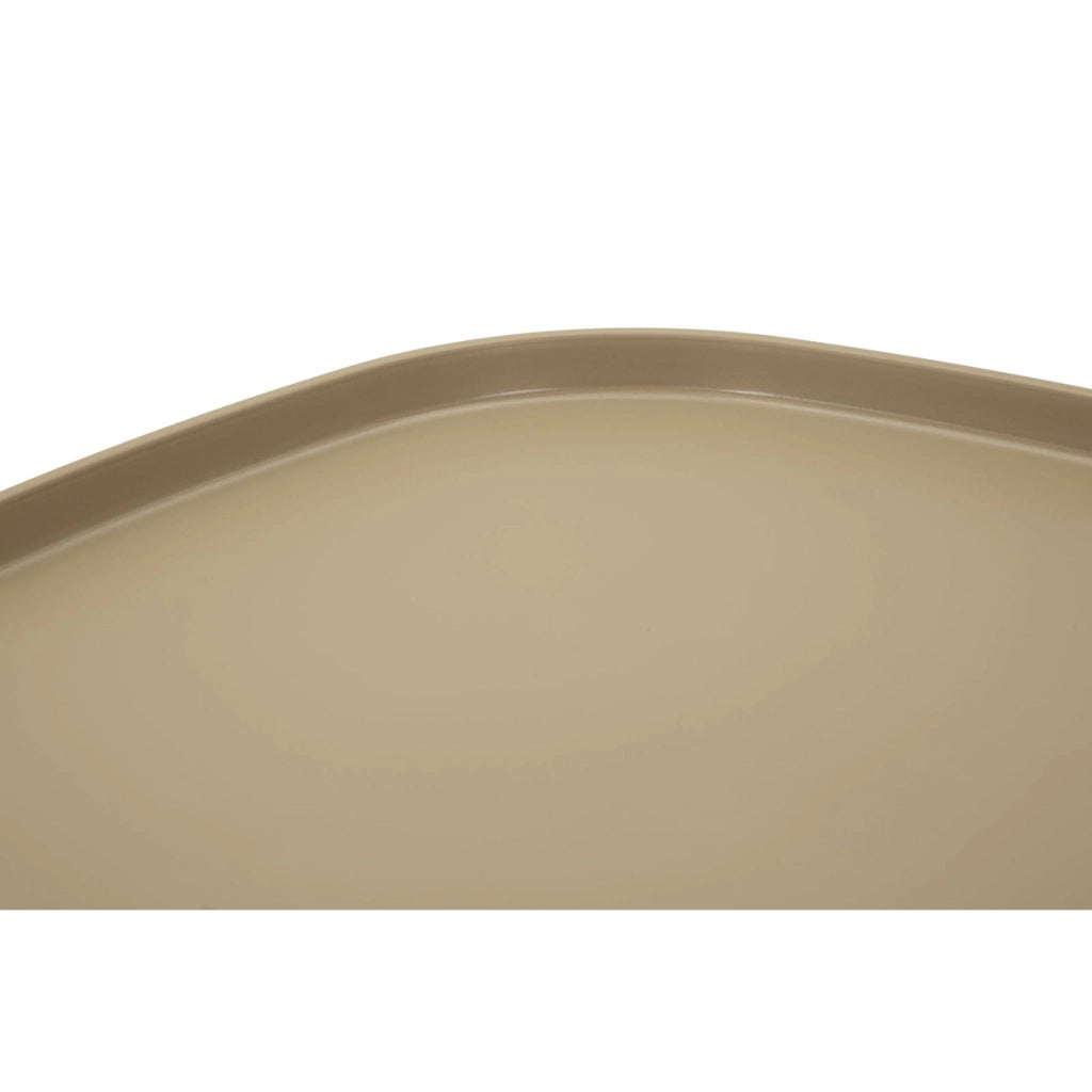 Tavolino VKH712, Grigio, Plastica, 38x48x48 cm