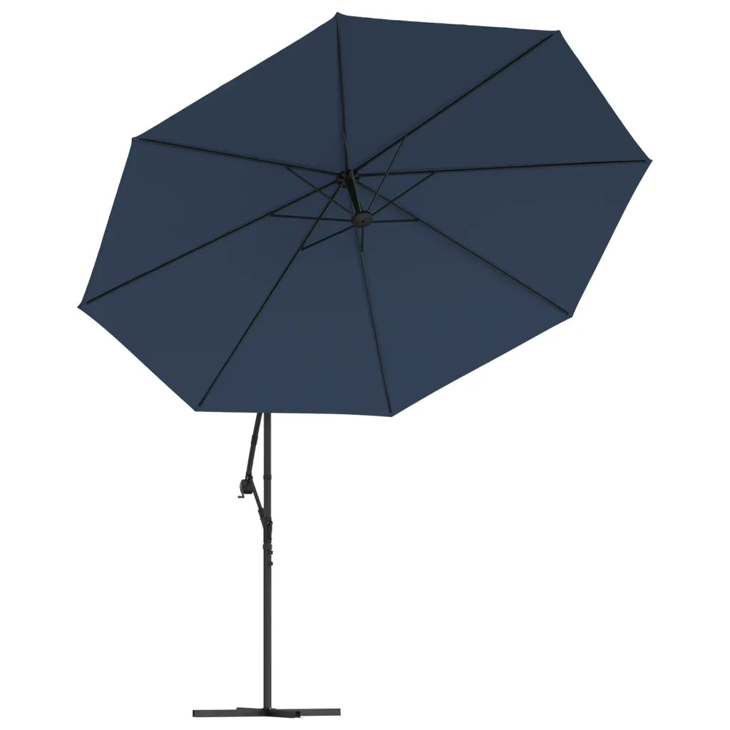 Ombrellone a Sbalzo da Giardino 3,5 m Blu 42198