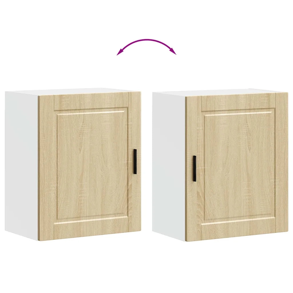 Pensile da Cucina-Mobile Cucina da Parete Porto Rovere Sonoma in Legno Multistrato 811583