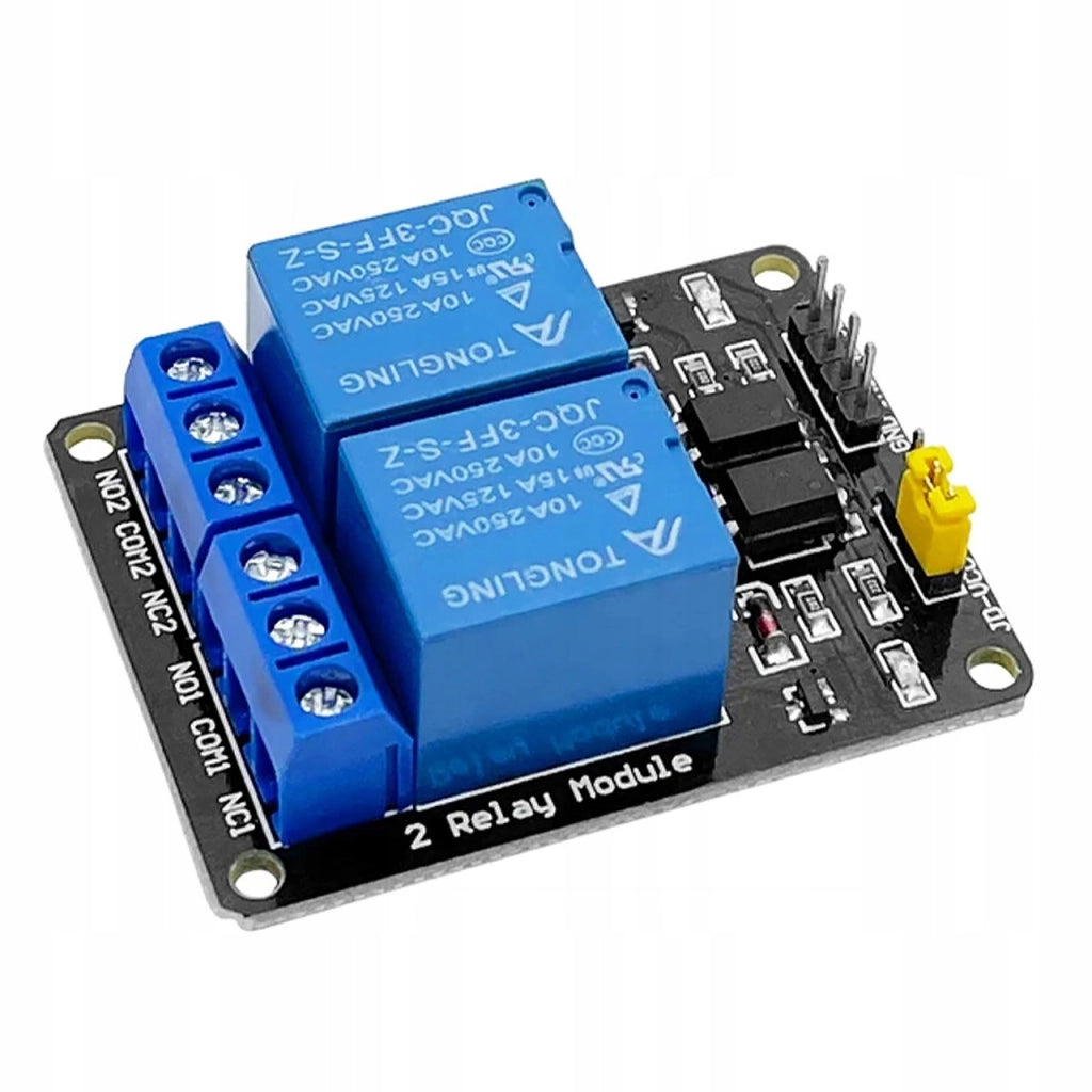 Modulo Relè a 2 Canali 24V per Arduino – Isolamento Ottico, SPDT, 10A | Automazione e Robotica