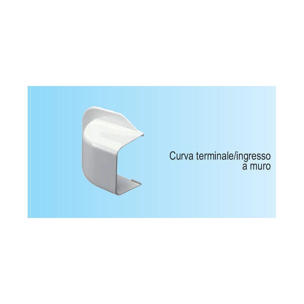 First profilfreddo curva a muro per canalina 65x50mm