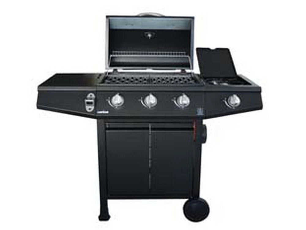 1pz barbecue a gas gpl 3 bruciatori + 1 fornello - cm.117x52x101h. cod:ferx.fer447959