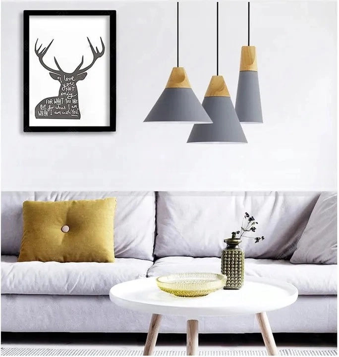 Lampada Da Soffitto Scandi Set Cp Bianca