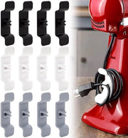 Organizzatore per cavi per apparecchiature, 12 pezzi, avvolgitore autoadesivo per cavi, organizzatore per cavi in cucina per miscelatori e macchine da caffè