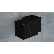 Applique Moderna 1 Luce Bjorn A Forma Geometrica In Acciaio Nero