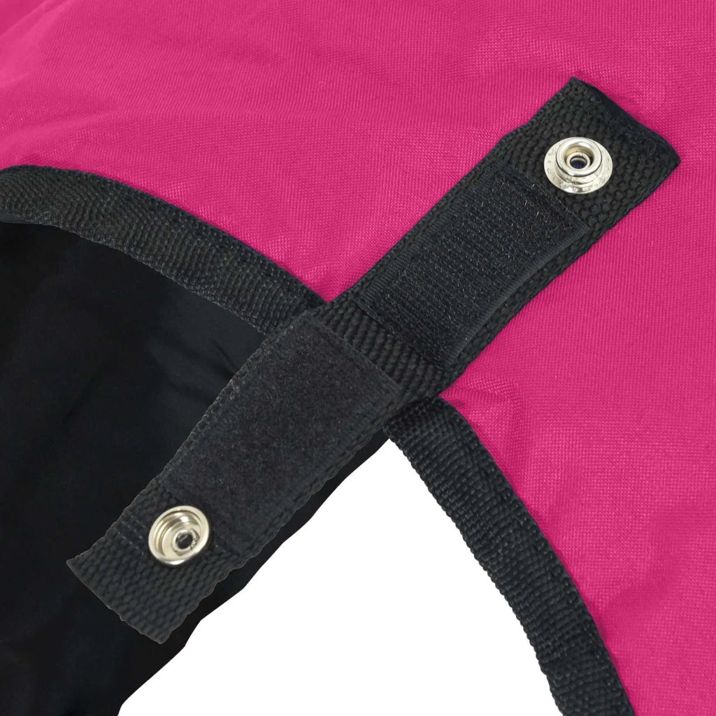 Coperta per Cavalli Rosa e Nero 105 cm Poliestere 42013150