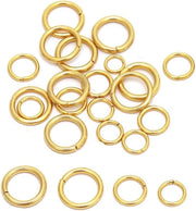 Chiodo a Testa Rotonda - Accessori per Chiavi e Borse - 24 Pezzi - Oro - Acciaio Inox