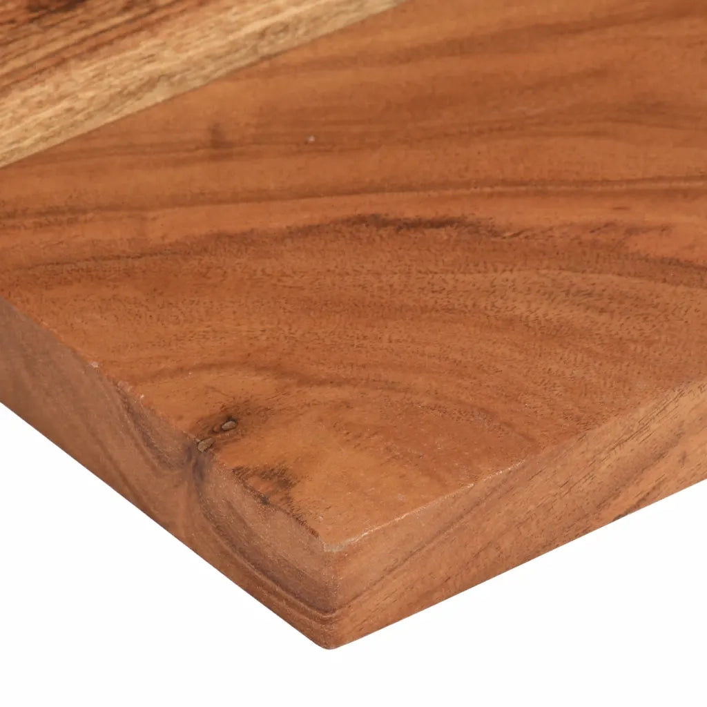 vidaXL Piano Tavolo 60x30x3,8 cm Rettangolare Legno Massello Acacia
