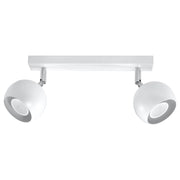 Lampada da soffitto OCULARE 2 bianco