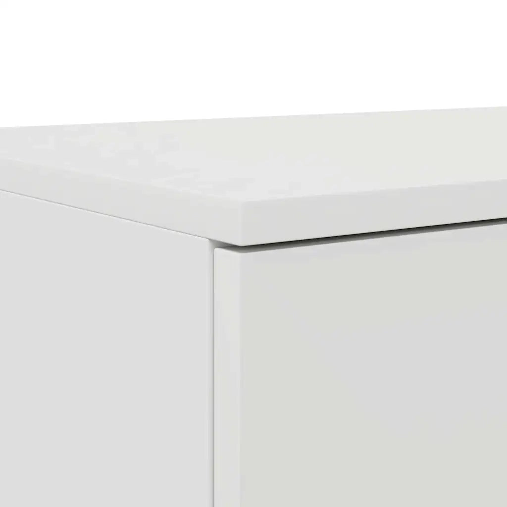 Cassetti per letto | Comodino | Armadio da Notte | Mobiletto da notte con cassetto Bianco 140 x 36,5 x 16,5 cm