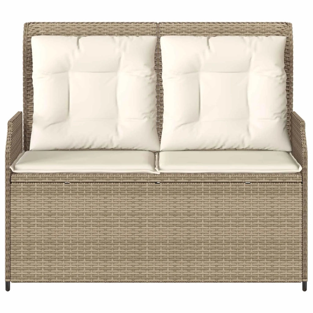 Panchina da Giardino | Panca da Giardino Beige polyrattan