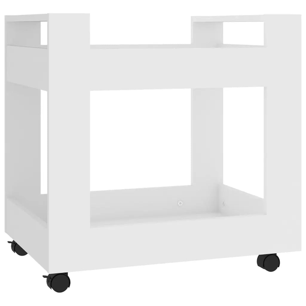Carrello per Scrivania bianco 60x45x60 cm in Legno Multistrato 816600
