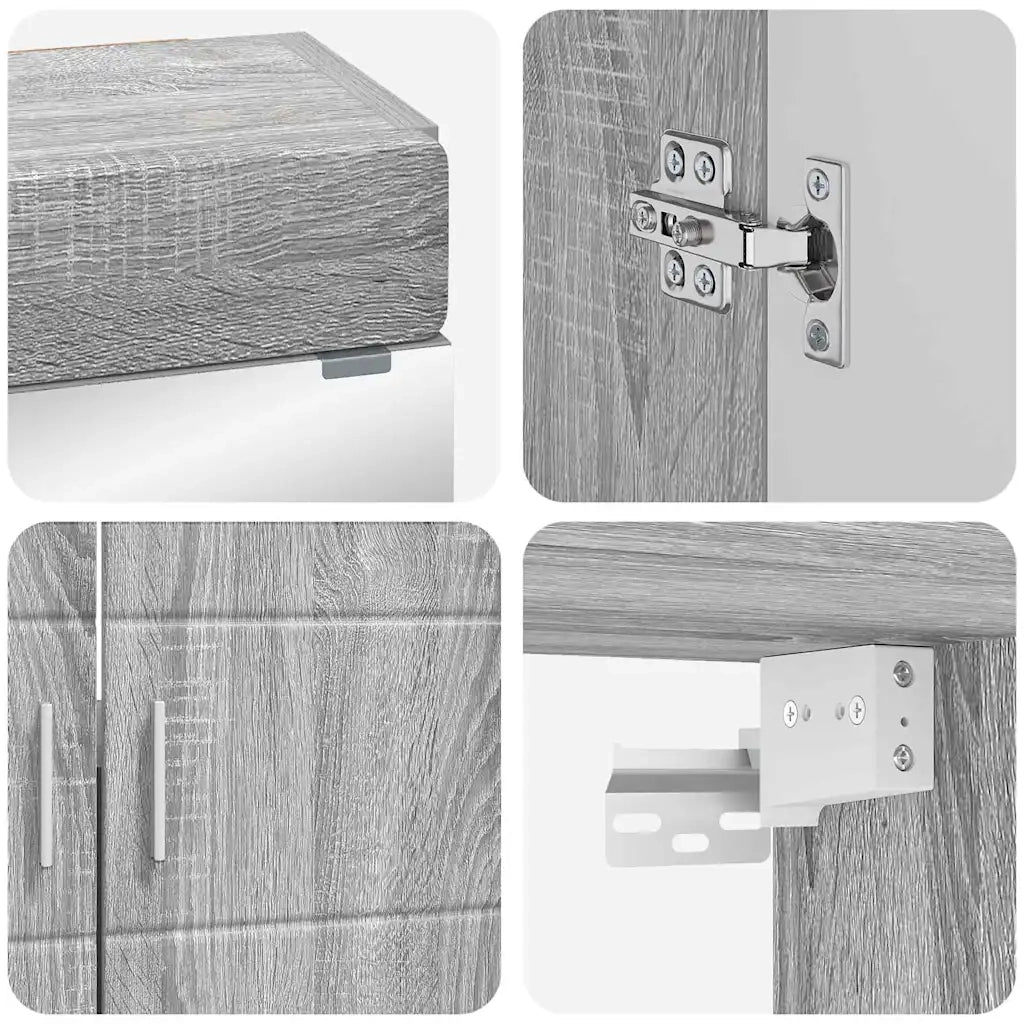 Set di mobili per il bagno TULUM 2 pcs Grigio Sonoma 3398020
