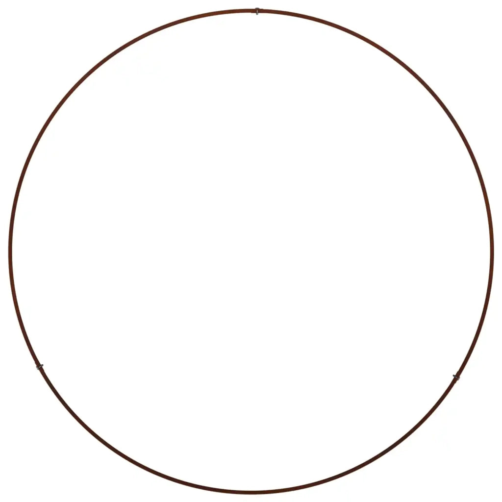 Anello per vaso-Supporto per Vaso Marrone 80 x 80 x 20 cm Acciaio CorTen