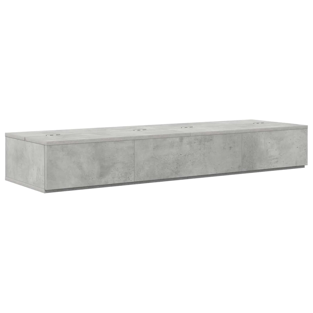 Scrivania studio Grigio Cemento 110 x 40 x 19,5 cm 8006687