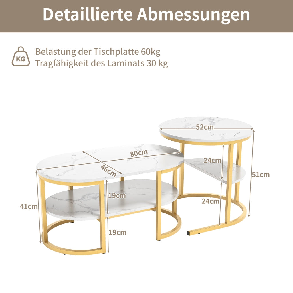 Tavolino da caff¨¨ - Oro