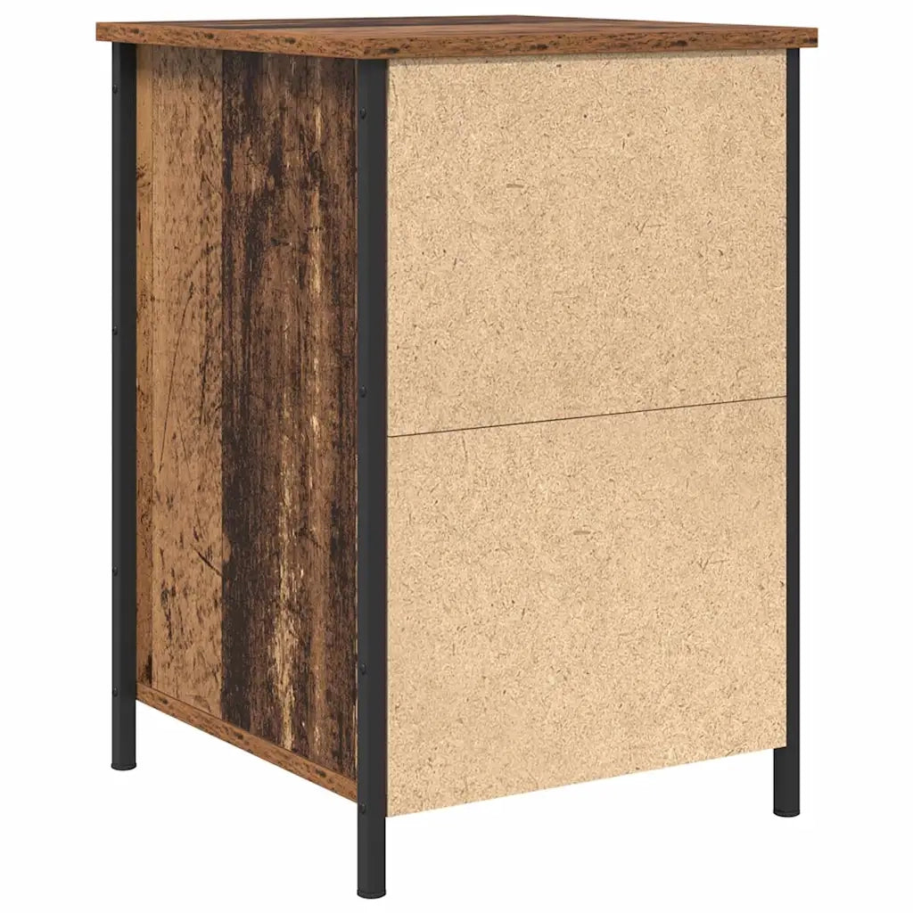 Comodino | Armadio da Notte | Mobiletto da notte con cassetto Legno vecchio 40 x 42 x 60 cm