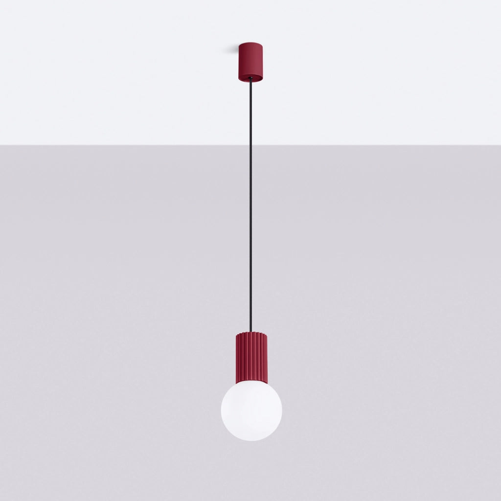 Lampada a sospensione HALO 1 bordeaux