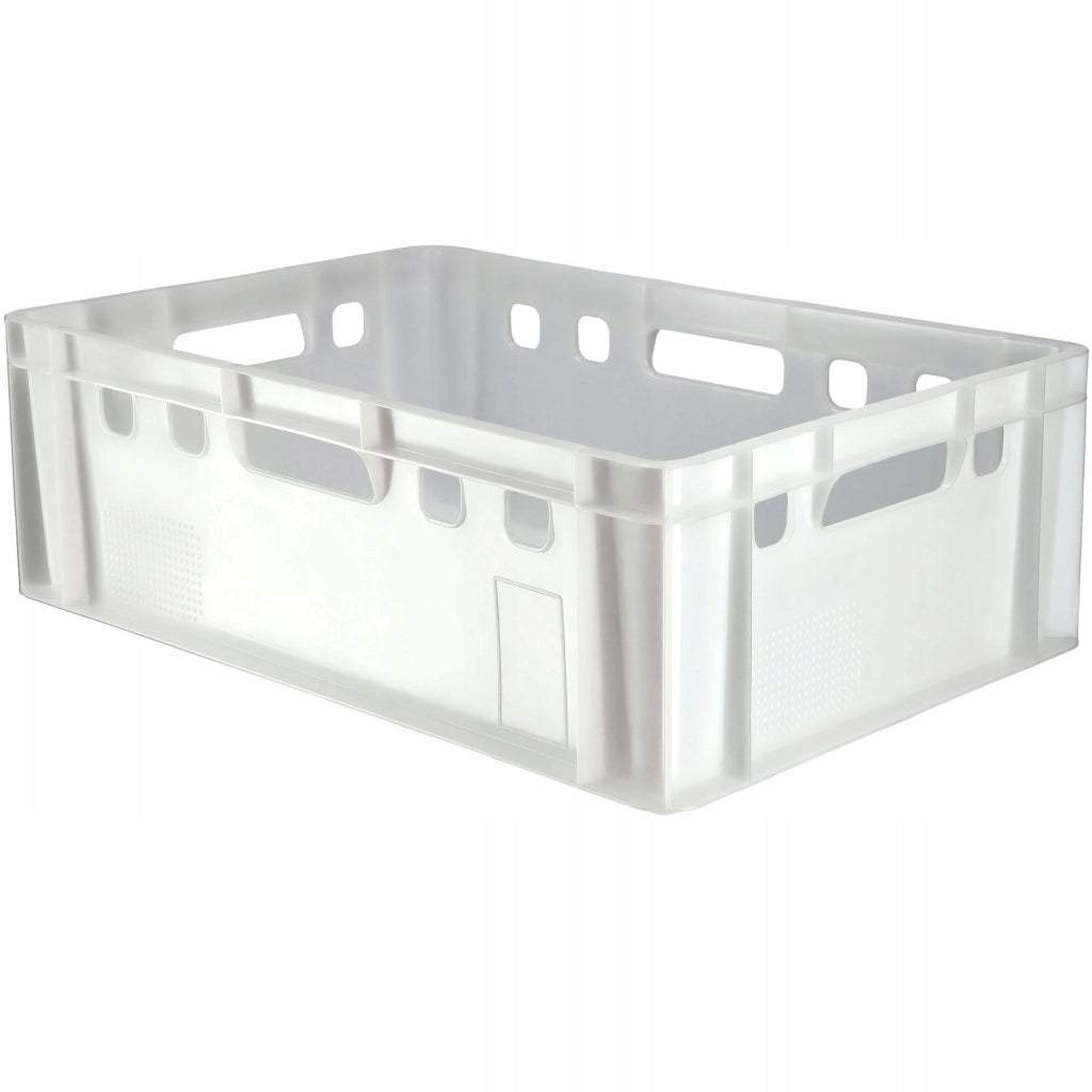 Contenitore per carne in plastica KADAX Euro E2, robusto, certificato, 40L