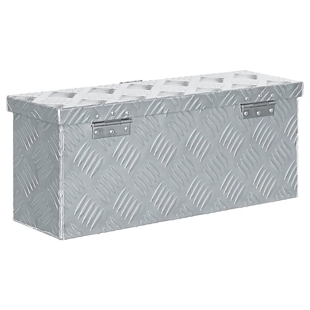 Cassetta in Alluminio 48,5x14x20 cm Argento cod mxl 13032