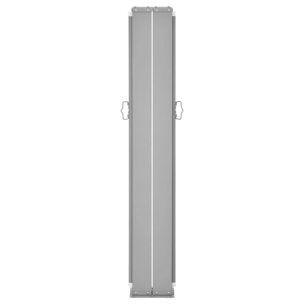 Tenda da sole laterale retrattile/schermo protettivo per patio giardino terrazza balcone 160 x 600 cm nero 02_0007437