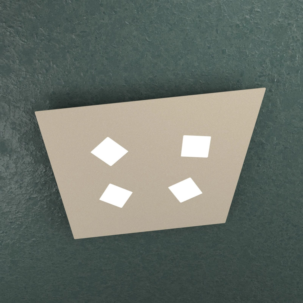 NOTE APPLIQUE-PLAFONIERA 4 LUCI SABBIA 1140-4-SA