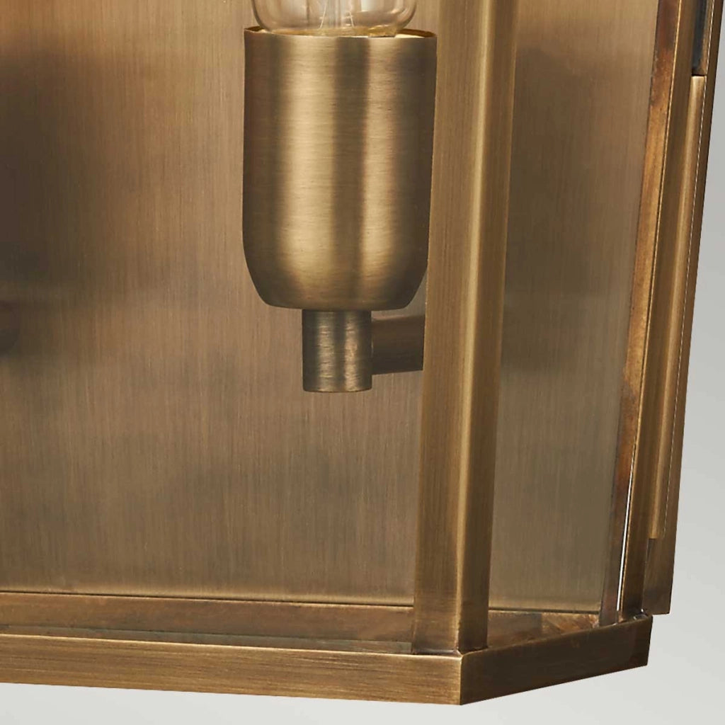 Applique esterna ottone anticato E27 IP44 Elstead Mansion