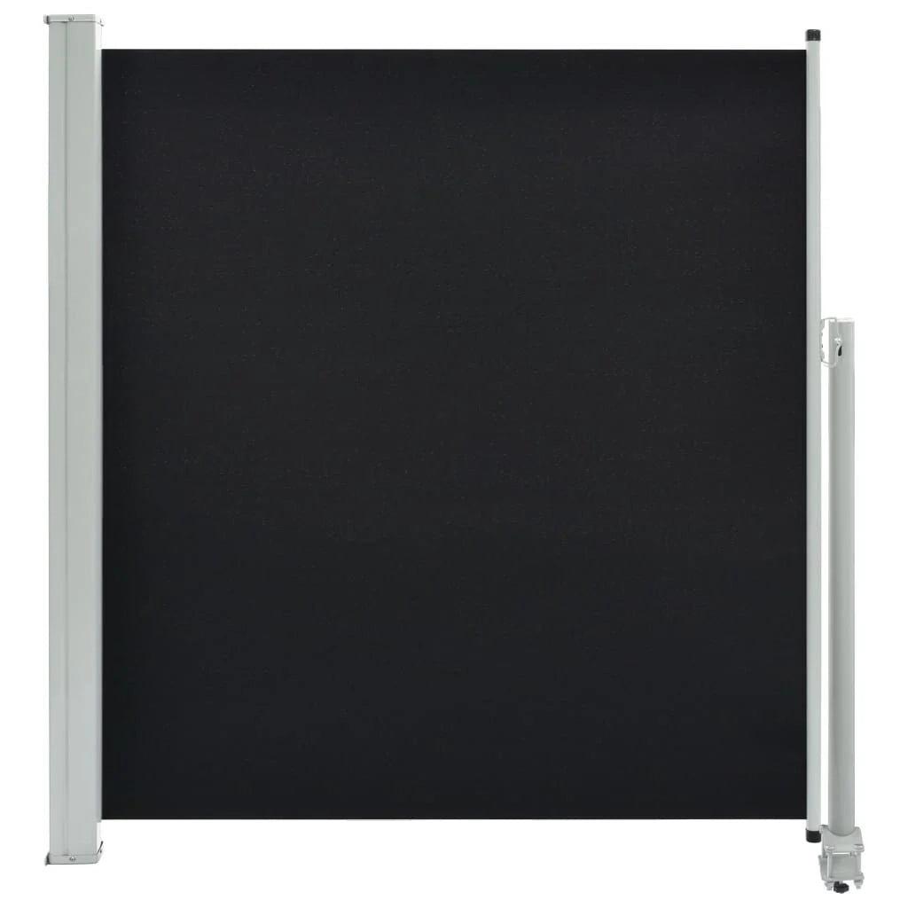 Tenda da sole laterale retrattile/schermo privacy per patio giardino terrazza balcone 140 x 300 cm nero 02_0007230