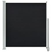 Tenda da sole laterale retrattile/schermo privacy per patio giardino terrazza balcone 140 x 300 cm nero 02_0007230