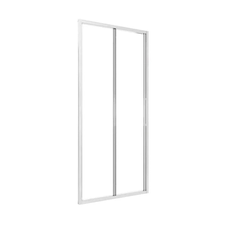Porta Pieghevole 87-91x185h 4mm Cromato - Volta