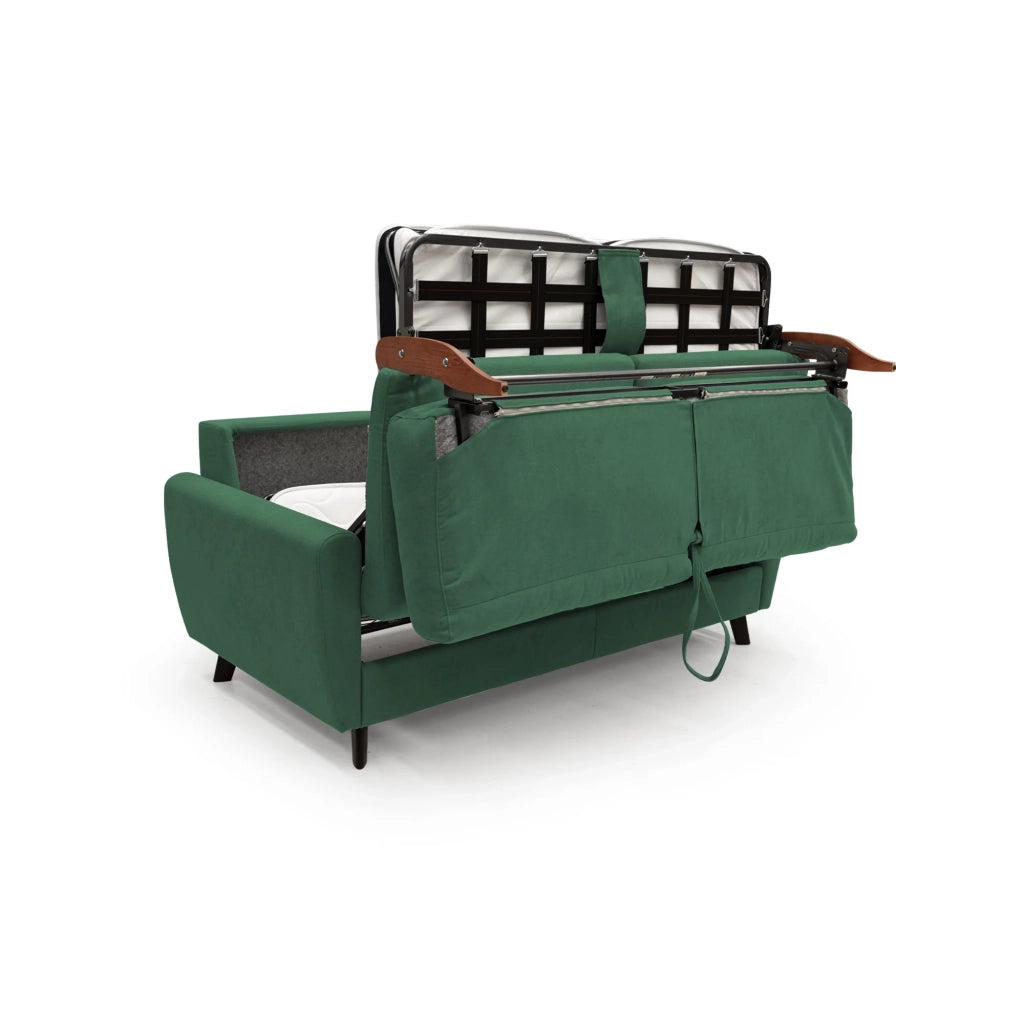 Callisto Divano letto matrimoniale 168 cm verde