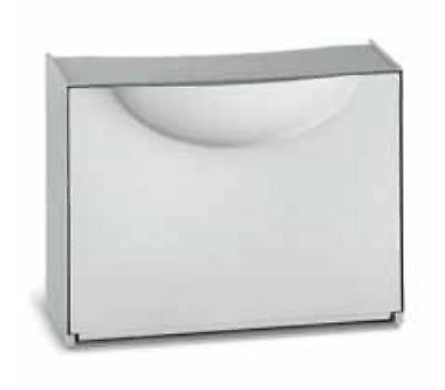 Terry Harmony Box Scarpiera Bianca 51x19x39 Cm
