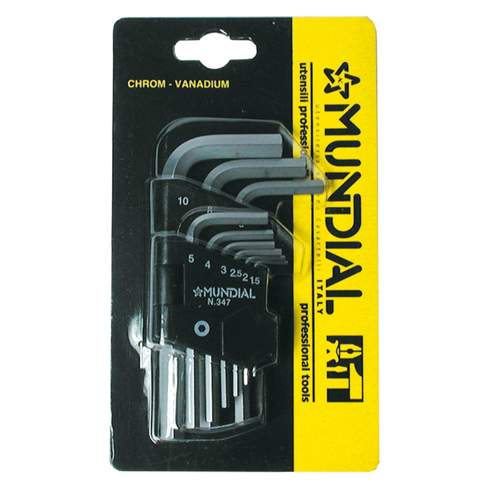1cf chiavi esagonali in serie (1,5-10) 9 pezzi codice 513425 cod:ferx.513425nlm