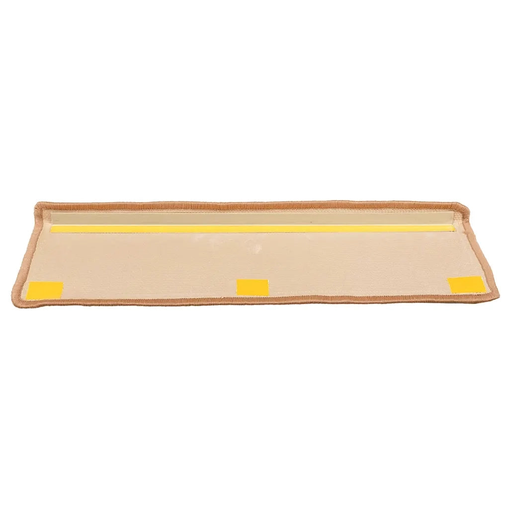 Tappetini per Scale Autoadesivi 5 pz 65x21x4 cm Beige 149840