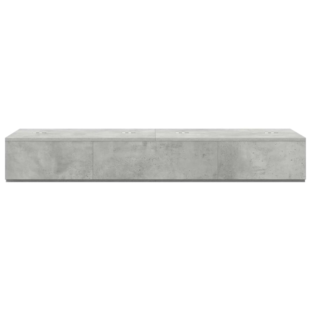 Scrivania studio Grigio Cemento 130 x 40 x 19,5 cm 8006679