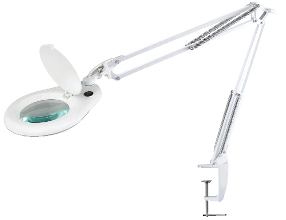 LAMPADA CON LENTE 8 DIOTTRIE E MORSETTO A VITE