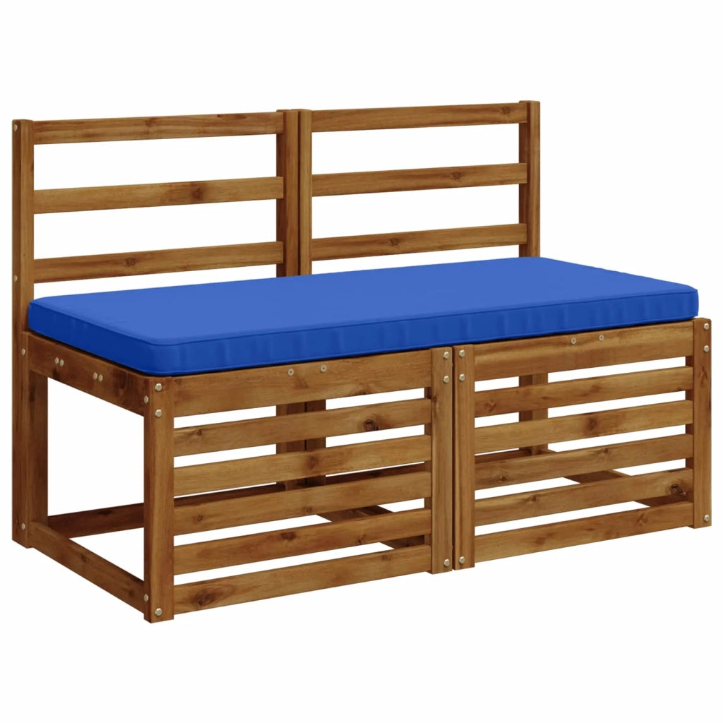 Cuscino per Panchina a 1 Pezzo VUGHT 100% Poliestere Blu Reale 951838