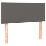 Testiera | Testata Grigio 90x5x78/88 cm in Similpelle