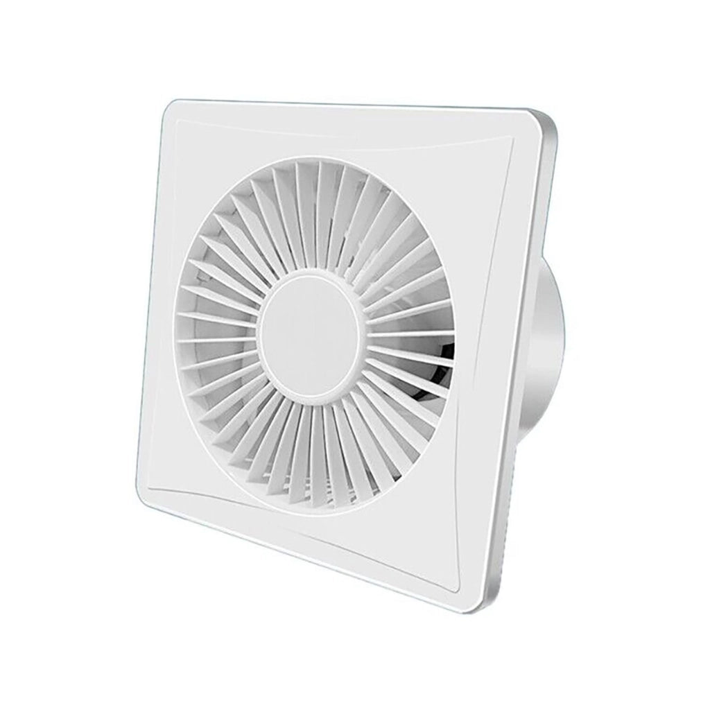 Ventola Aspirazione Bagno,Aspiratore Da Muro o Soffitto 150X150mm Foro 100mm Profondità 85mm 15W 230V 50Hz 98m³/h 35dB