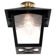 Plafoniera esterna classica York Elstead nera B22 60W